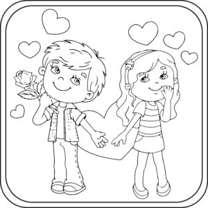 Girls and Boys Coloring Pages Preschool | Kindergarten | First Grade ...