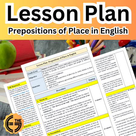 Prepositions of Place : Lesson Plan, Activities, and Assessments | English Vocabulary