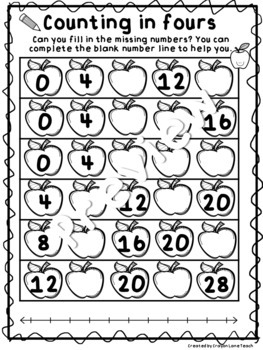 Multiplication Multiply by 4 Equal groups, arrays, word problems | Made ...