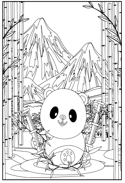 Panda Coloring Pages for Kids | Made By Teachers
