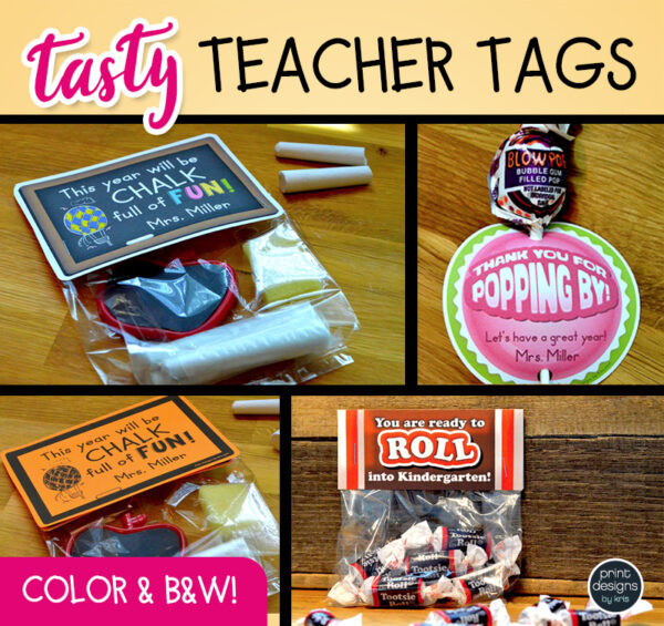 Back to School Student Gift Tags • Editable Meet the Teacher Gift Tags ...
