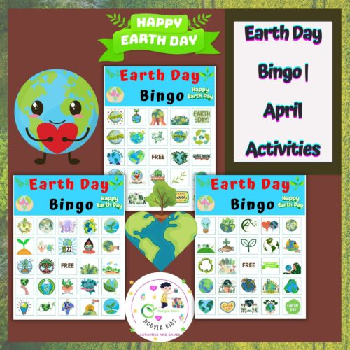 Earth Day Bingo For Kids | April Activities - Made By Teachers