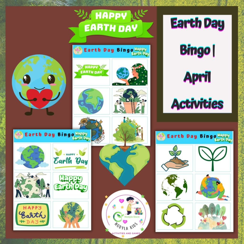 Earth Day Bingo For Kids | April Activities - Made By Teachers