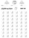 Addition and Subtraction Worksheets, 100 days of practice tests, 2nd ...