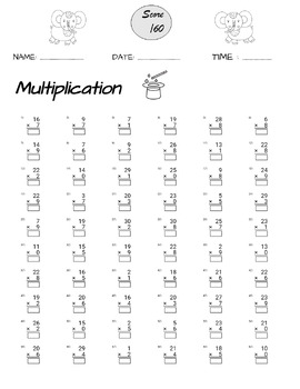 Multiplication and Division Worksheets Within 30 , 2nd Grade Math Facts ...
