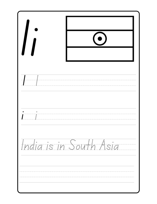 Travel the World with Our ABC Trace of Countries Activity Book - Made ...