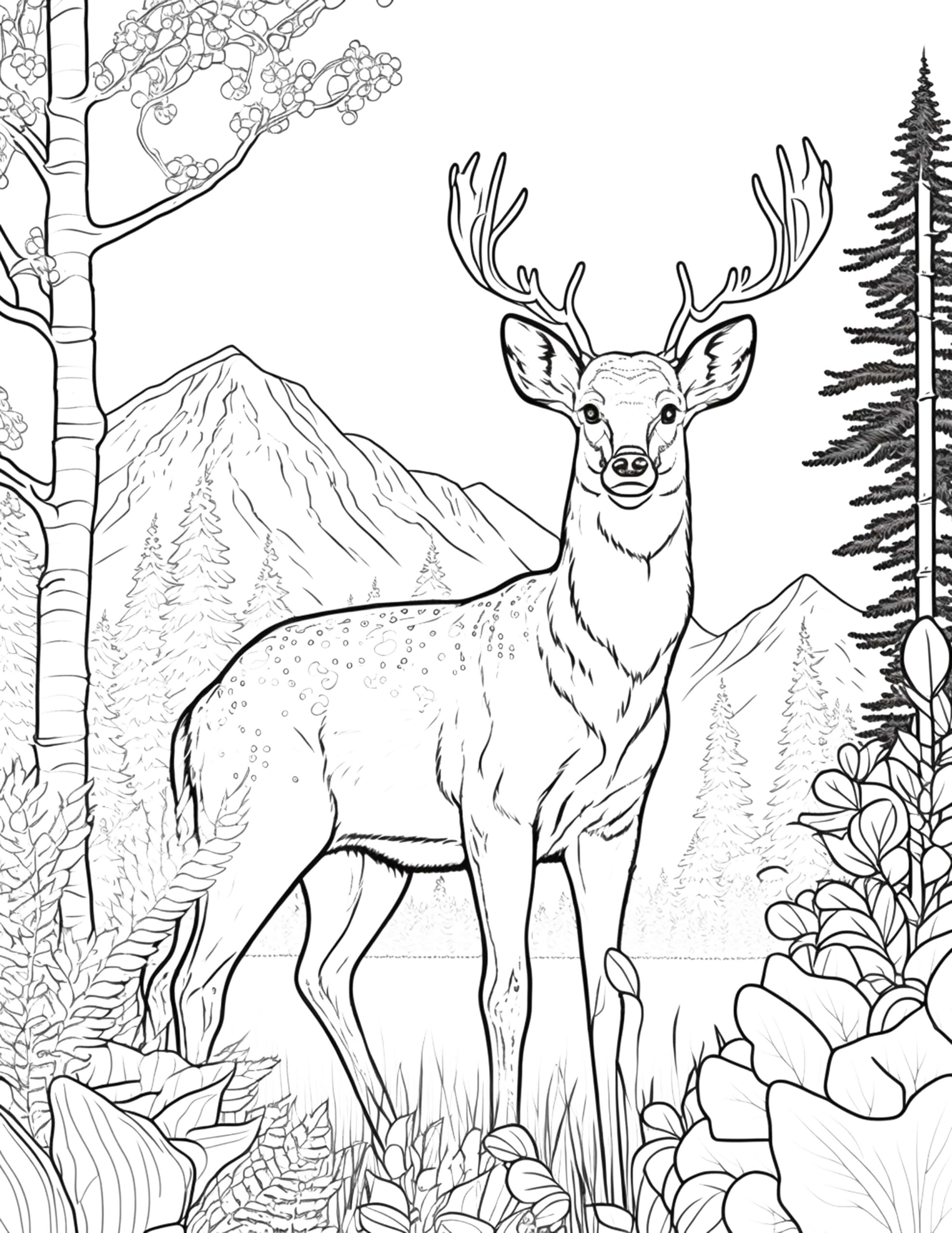 Realistic Wildlife Coloring Pages Realistic Wildlife Coloring Pages