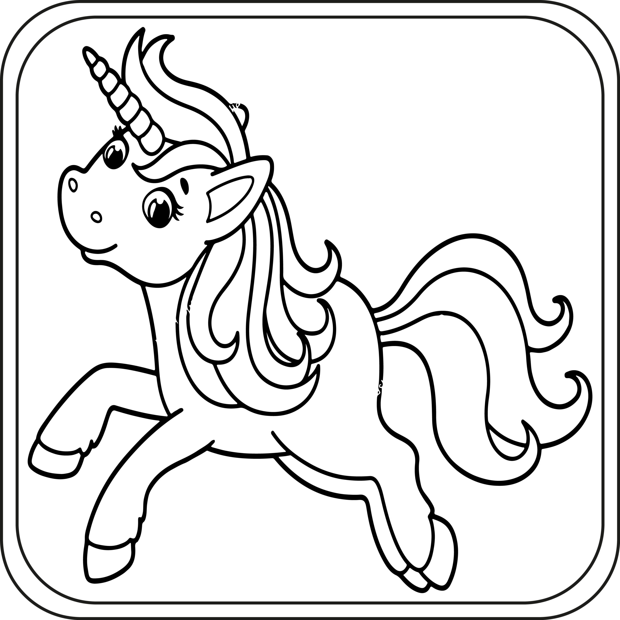 Unicorn Coloring Pages Preschool | Kindergarten | First Grade | Made By ...