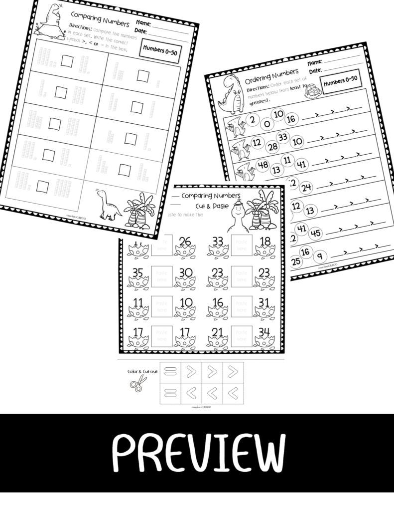 comparing-numbers-to-50-comparing-numbers-comparing-and-ordering