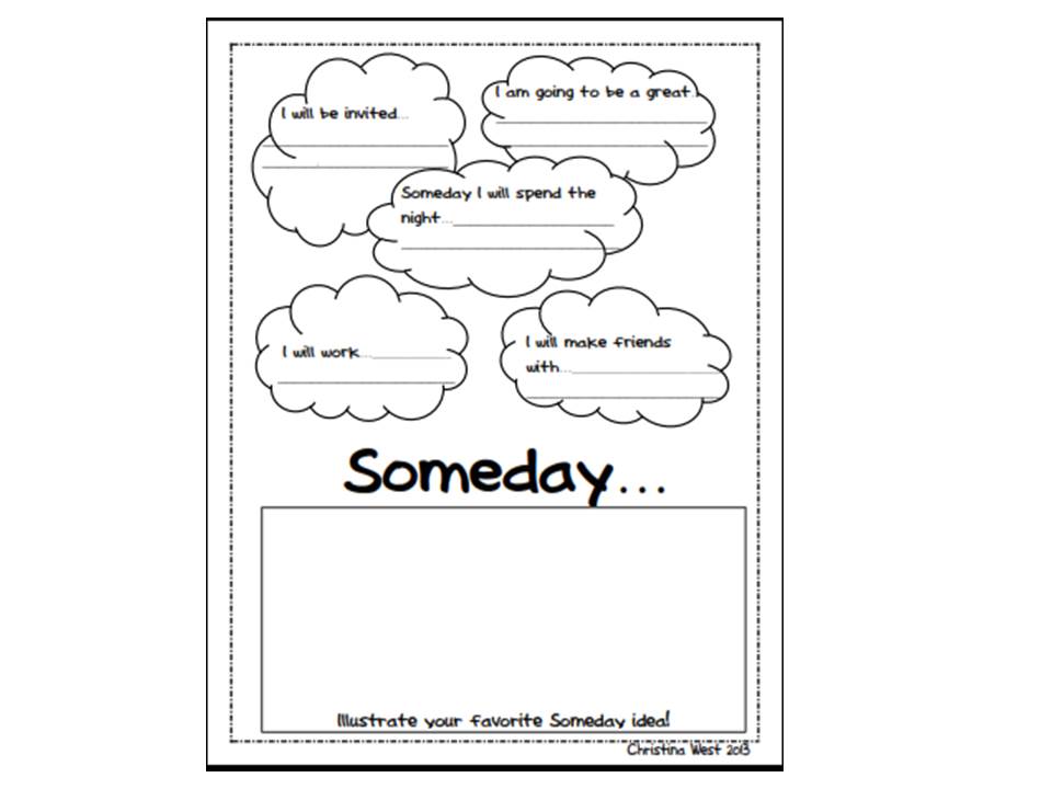 Someday; Writing to Eileen Spinelli's Amazing Book! Made By