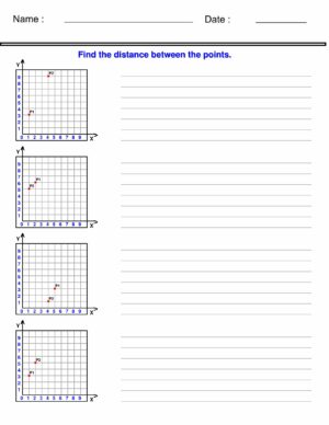 Find the distance between the points - Pythagorean Theorem Distance ...