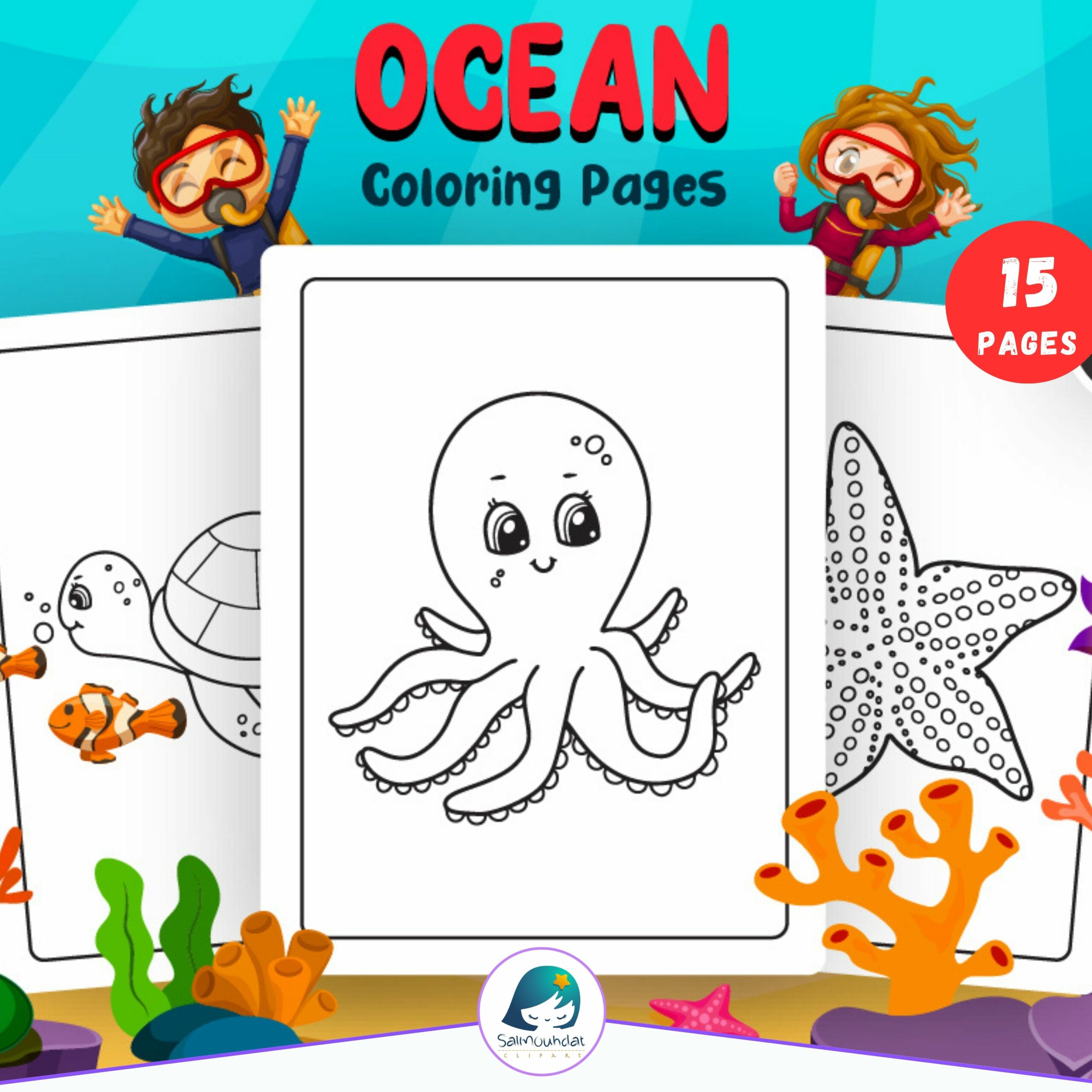 Ocean Coloring Pages For Kids