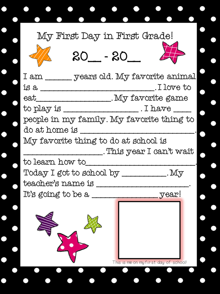 Beginning Of Year Writing Activity For 1st 2nd And 3rd Graders Made