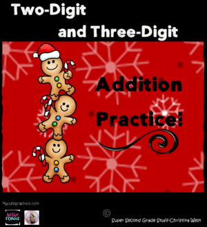 Two and Three Digit Addition Regrouping and No Regrouping Practice!