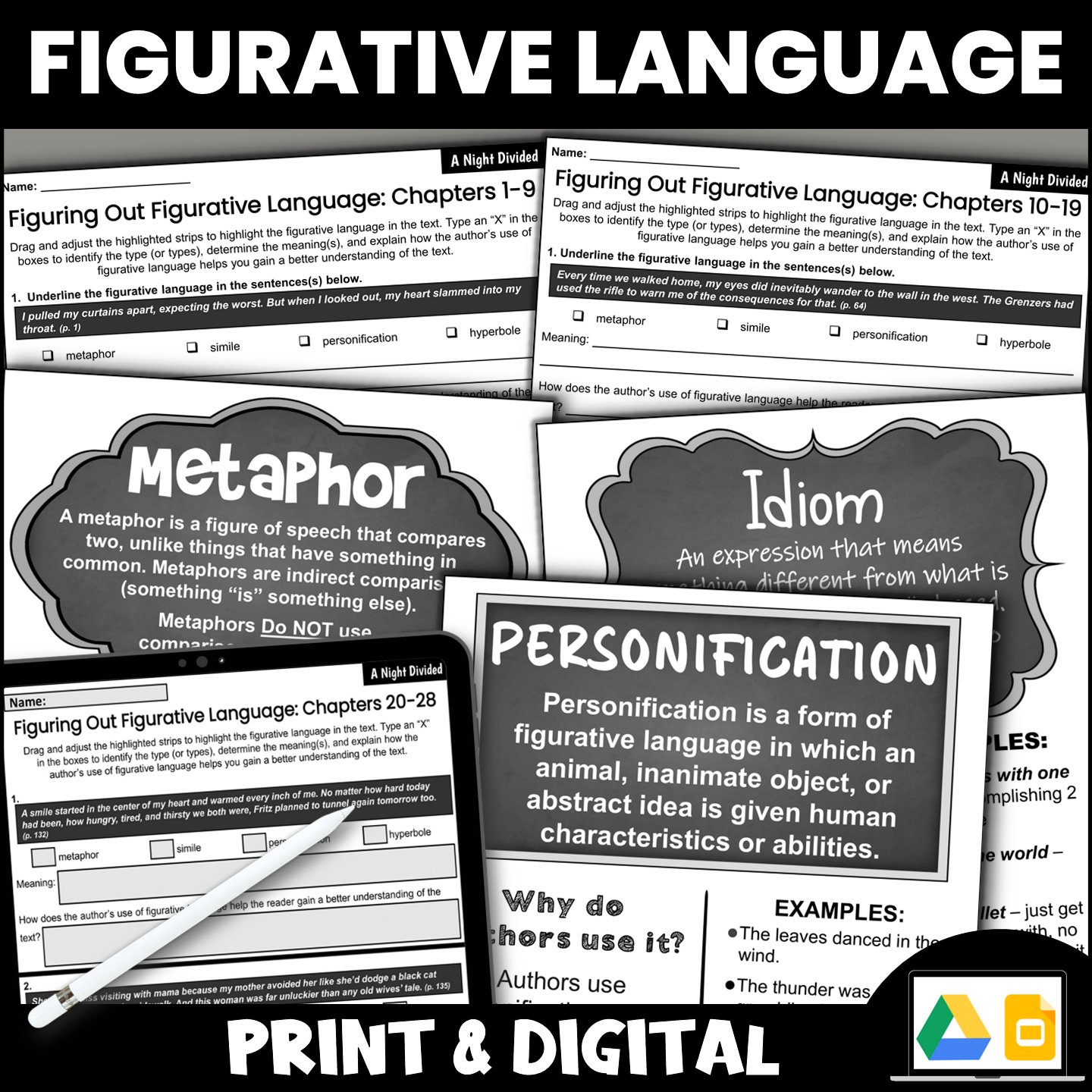 A Night Divided Novel Study Activities BUNDLE | Made By Teachers