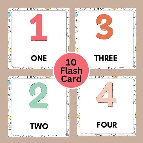 Number Flash Cards 110 Made By Teachers