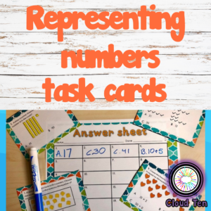 Representing Numbers Task Cards