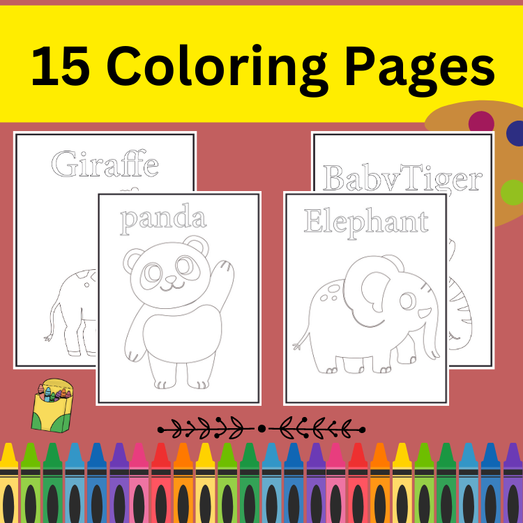 Animals coloring sheets | Made By Teachers
