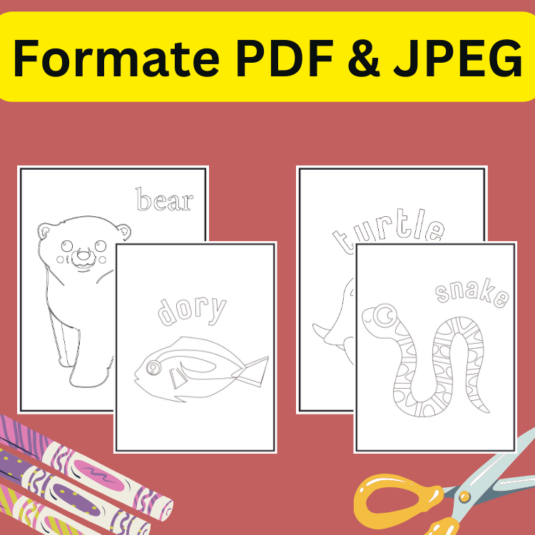 Animals coloring sheets | Made By Teachers