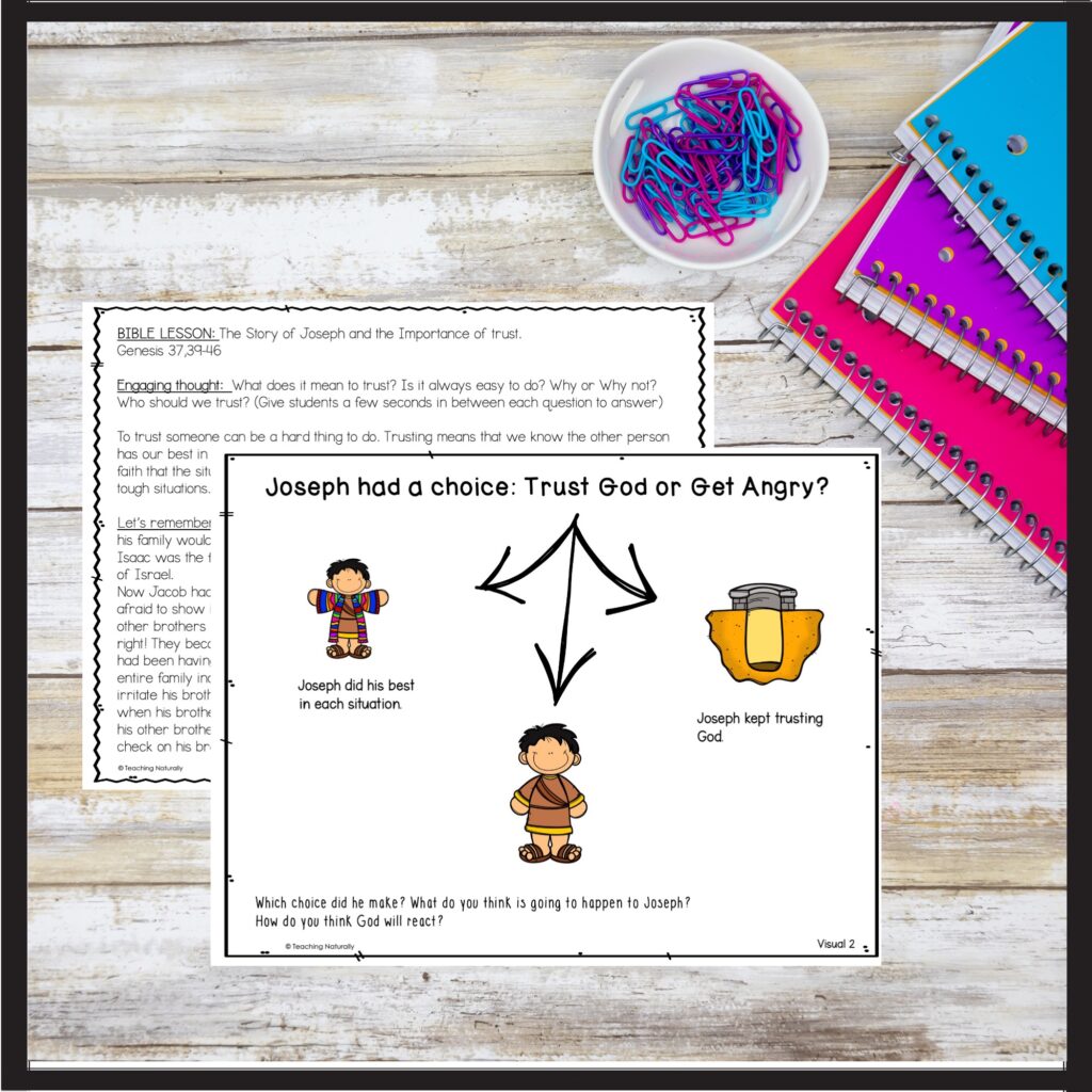Joseph and his coat of many colors Bible lesson for Kids 1st 2nd grade ...