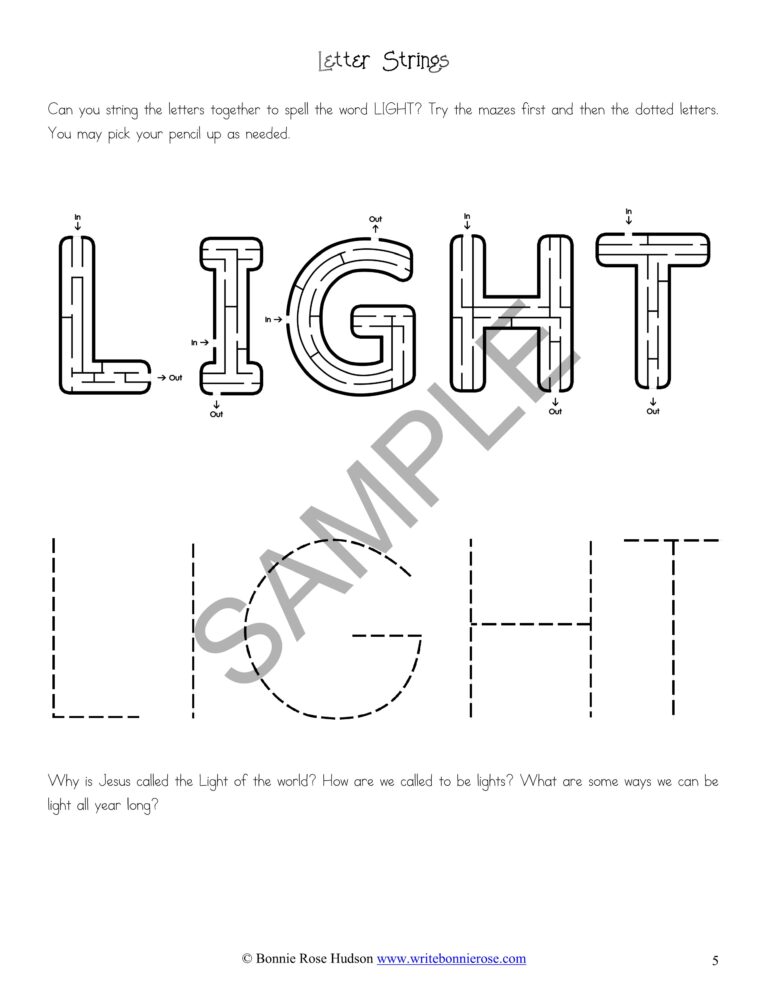 Christmas Lights Activity Pack | Made By Teachers
