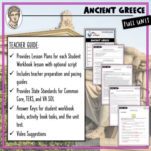 Ancient Greece Unit Bundle- Reading Passages, Activities, PowerPoint ...