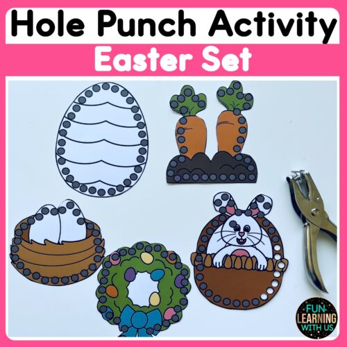 Easter Hole Punch Fine Motor Skill Activity Made By Teachers
