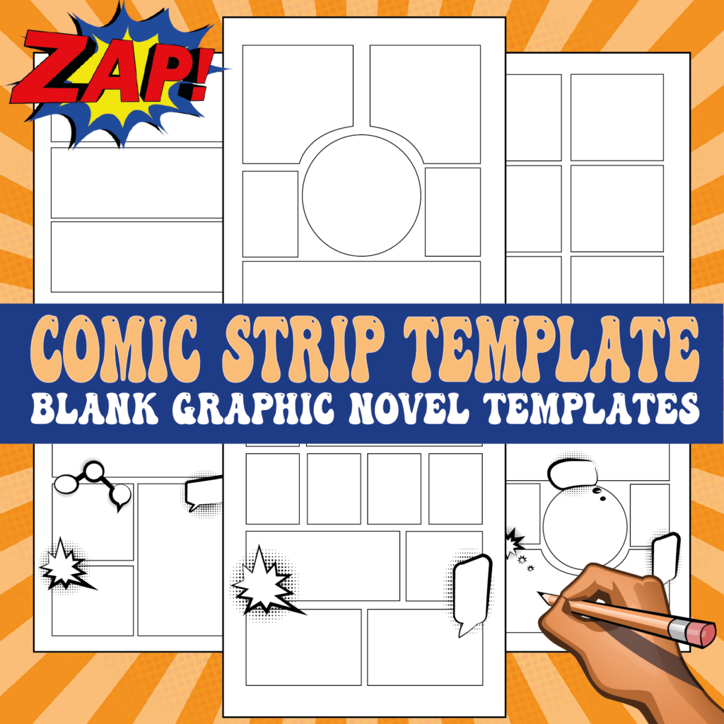 Comic Strip Template Blank Graphic Novel Templates Clipart /ClipArt Comic Strip Template Blank Graphic Novel Templates Clipart /ClipArt