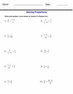 Solving Proportions Worksheets - Similarity Worksheets | Made By Teachers