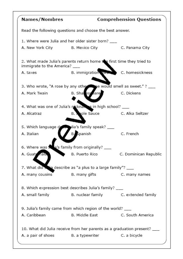 julia-alvarez-names-nombres-worksheets-made-by-teachers