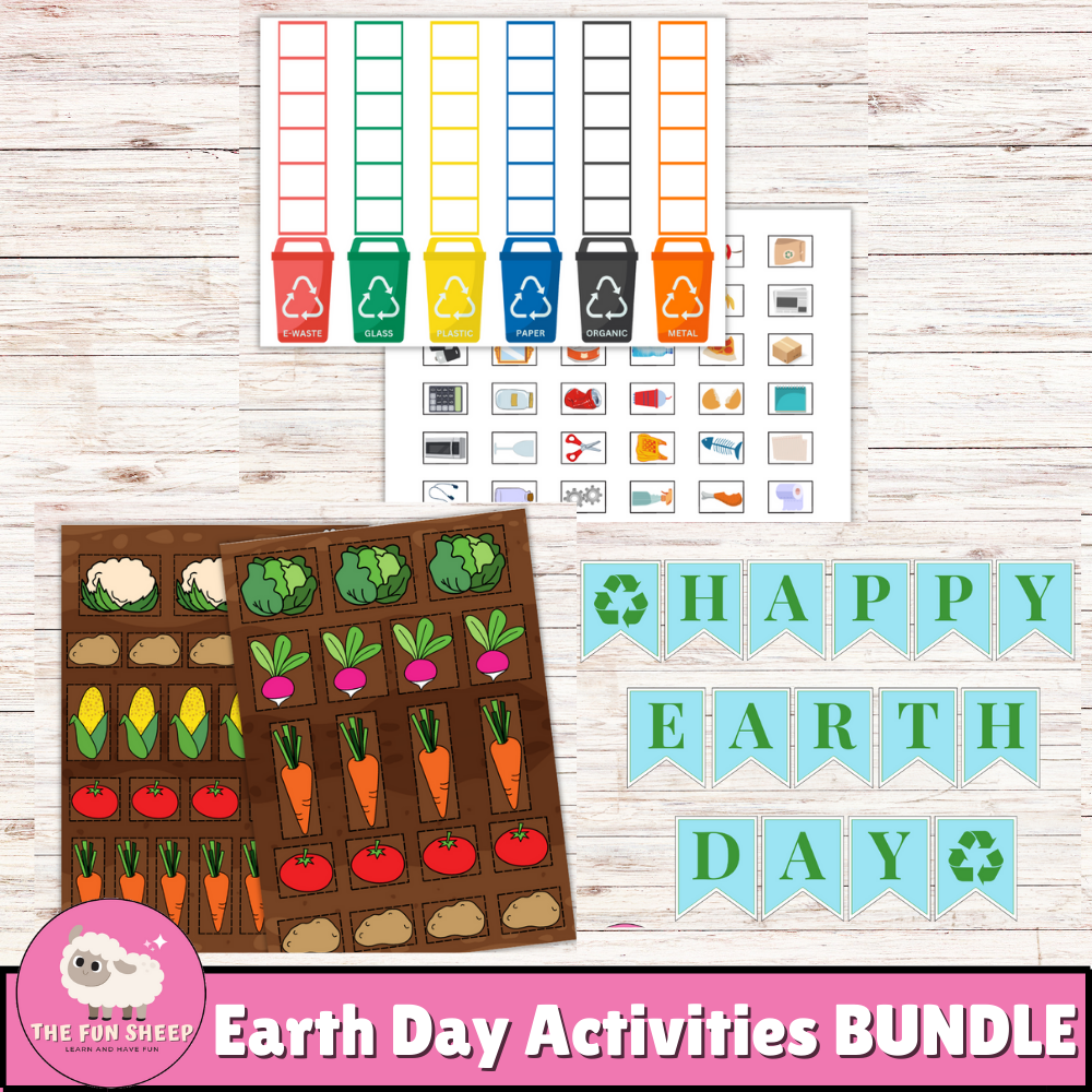 Earth Day Activities BUNDLE | Earth Day Preschool Decoration, Bulletin