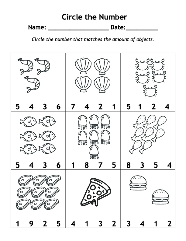 Get in the Math Zone with Circle the Number Worksheets! | Made By Teachers