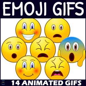Animated GIF Emoji Clipart Set 3