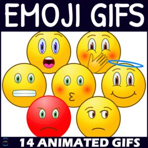 Animated GIF Emoji Clipart Set 4