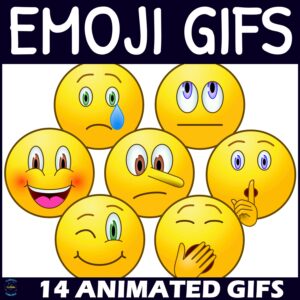 Animated GIF Emoji Clipart Set 8