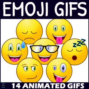 Animated GIF Emoji Clipart Set 9