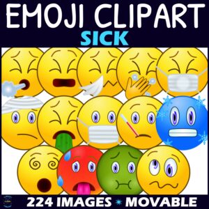 Sick Emoji Clipart