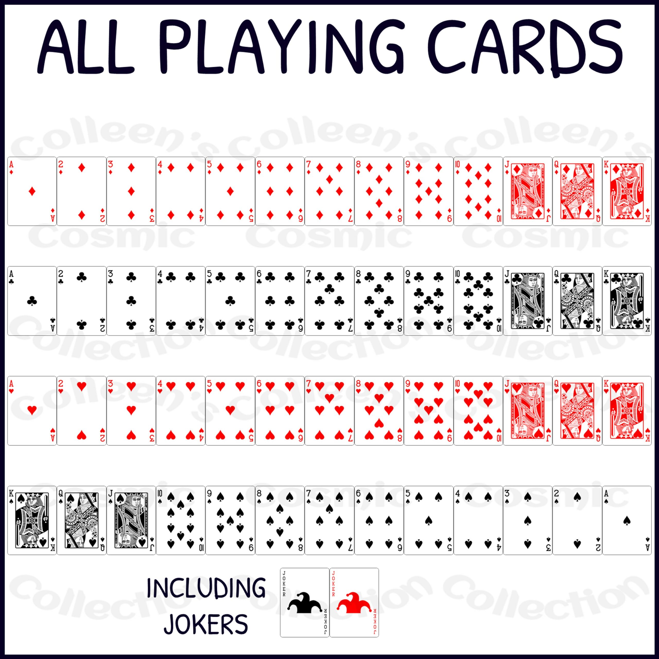 Playing Cards Clipart Made By Teachers