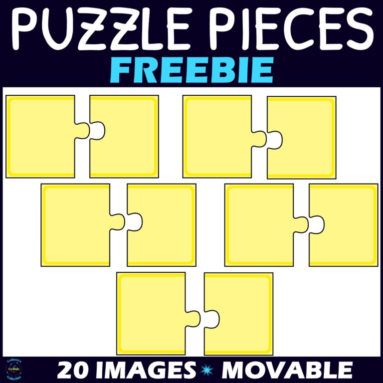 Puzzle Pieces Clipart FREEBIE Made By Teachers