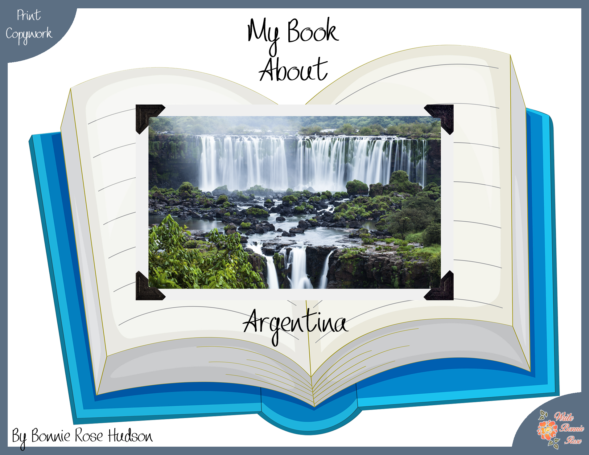 My Book About Argentina with Print Copywork