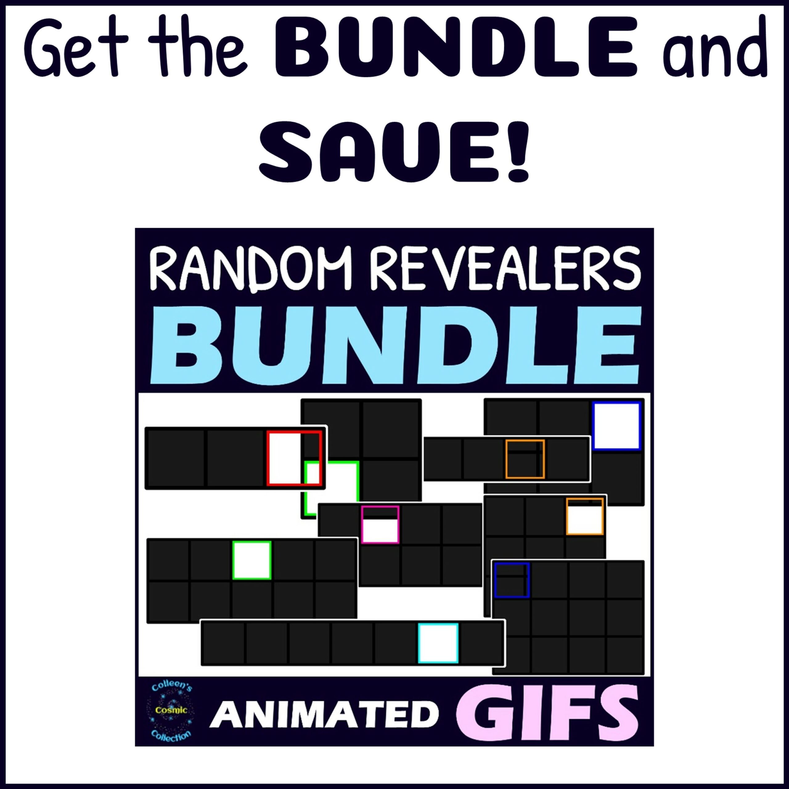 Random Revealers GIFs Clipart – 10 Blocks | Made By Teachers