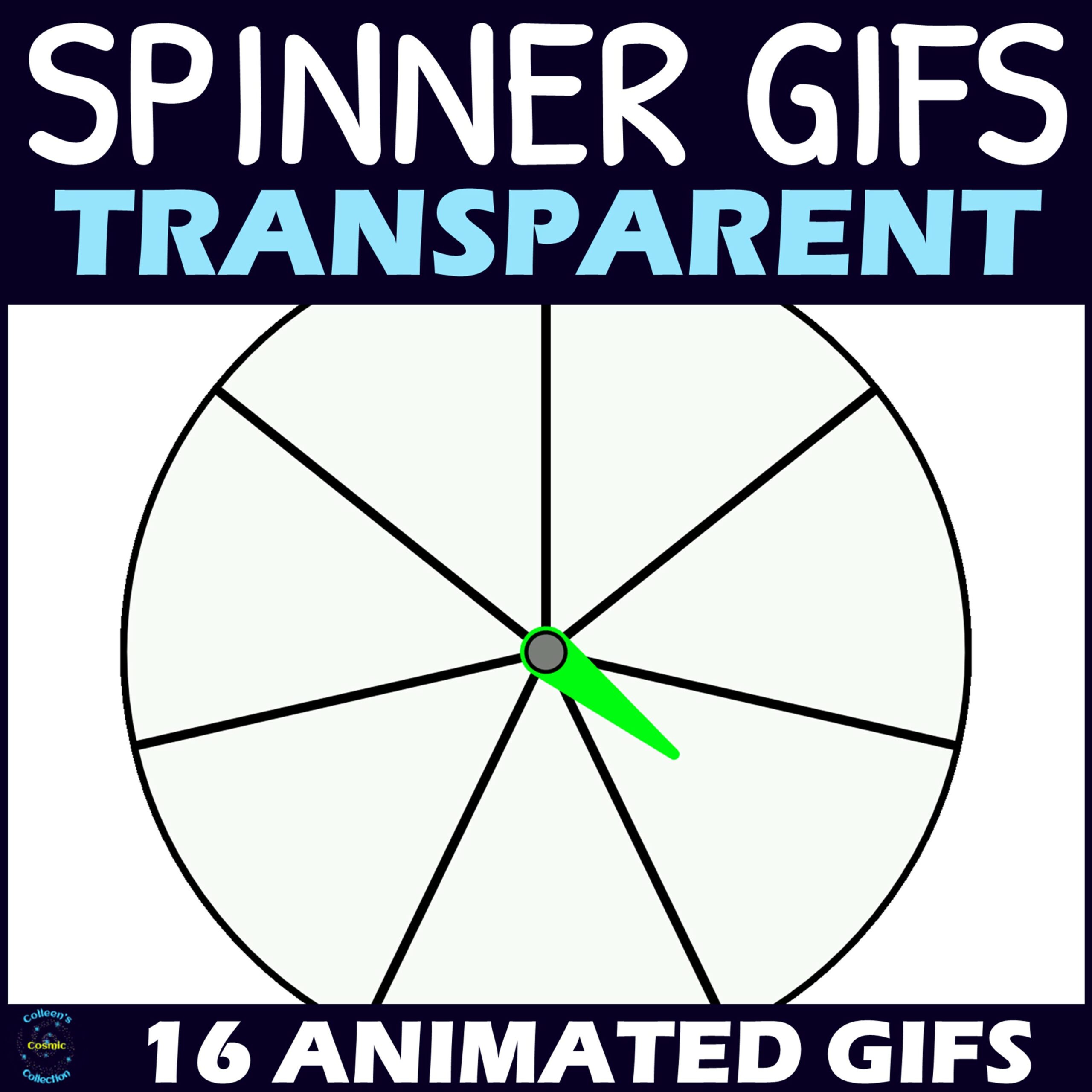 Transparent Spinner GIFs Clipart – 7 Sections