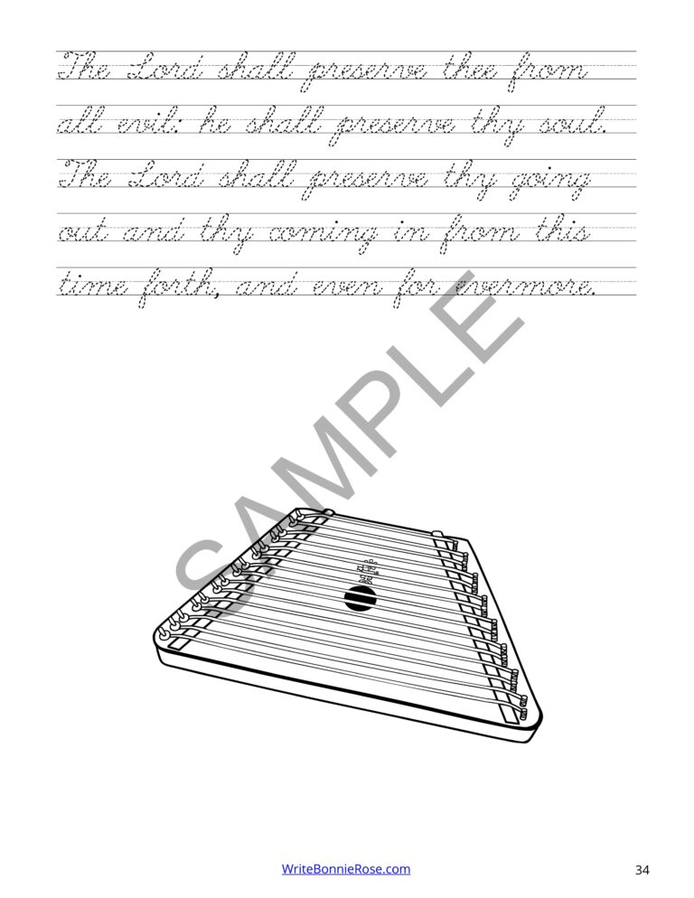 Copywork from the Book of Psalms, Vol. 2-Cursive Copywork | Made By ...