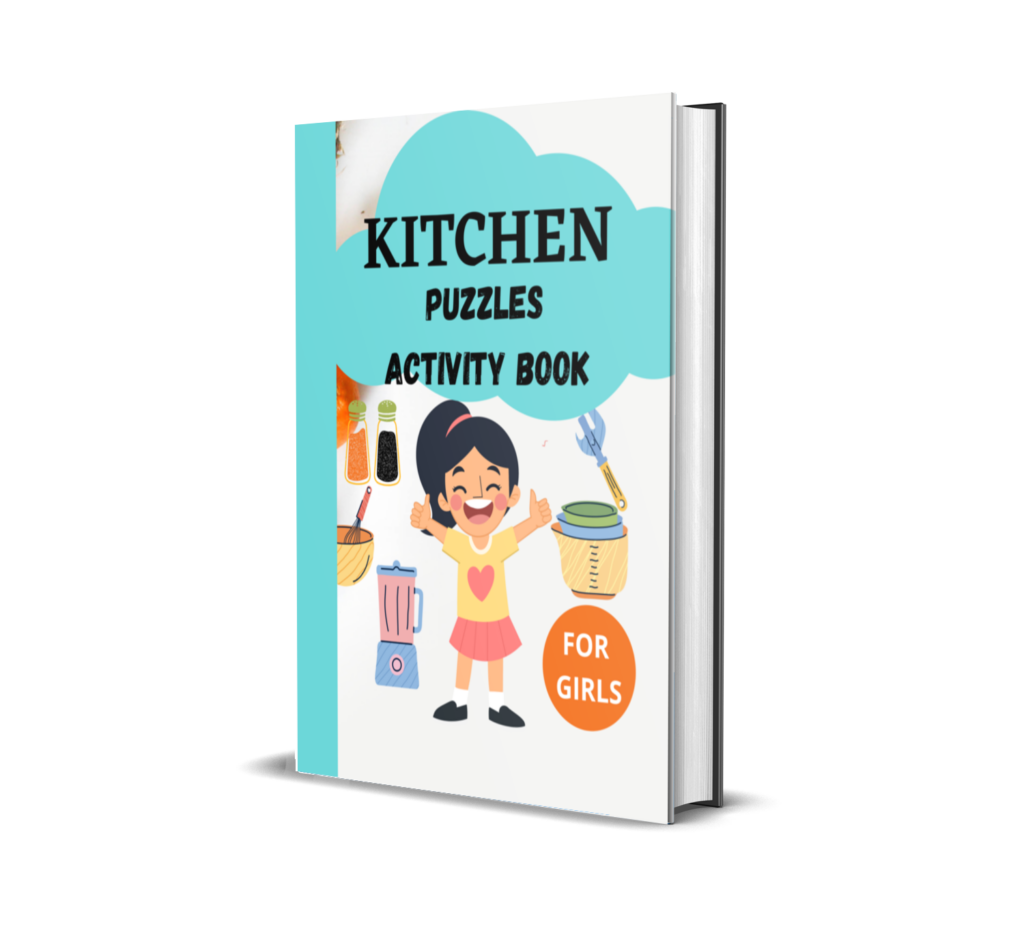 KITCHEN PUZZLES ACTIVITY BOOK FOR GIRLS Made By Teachers