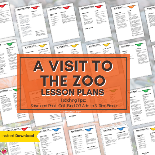VISIT TO THE ZOO Preschool Kinder Curriculum Lessons Activities
