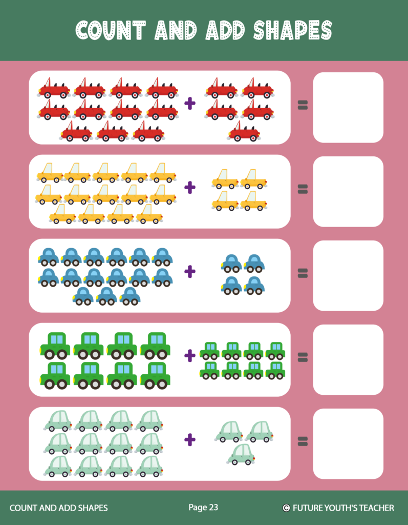 Count and add shapes | Made By Teachers
