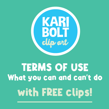 Kari Bolt Clip Art TOUs and Logos - with FREE Clips | Made By Teachers