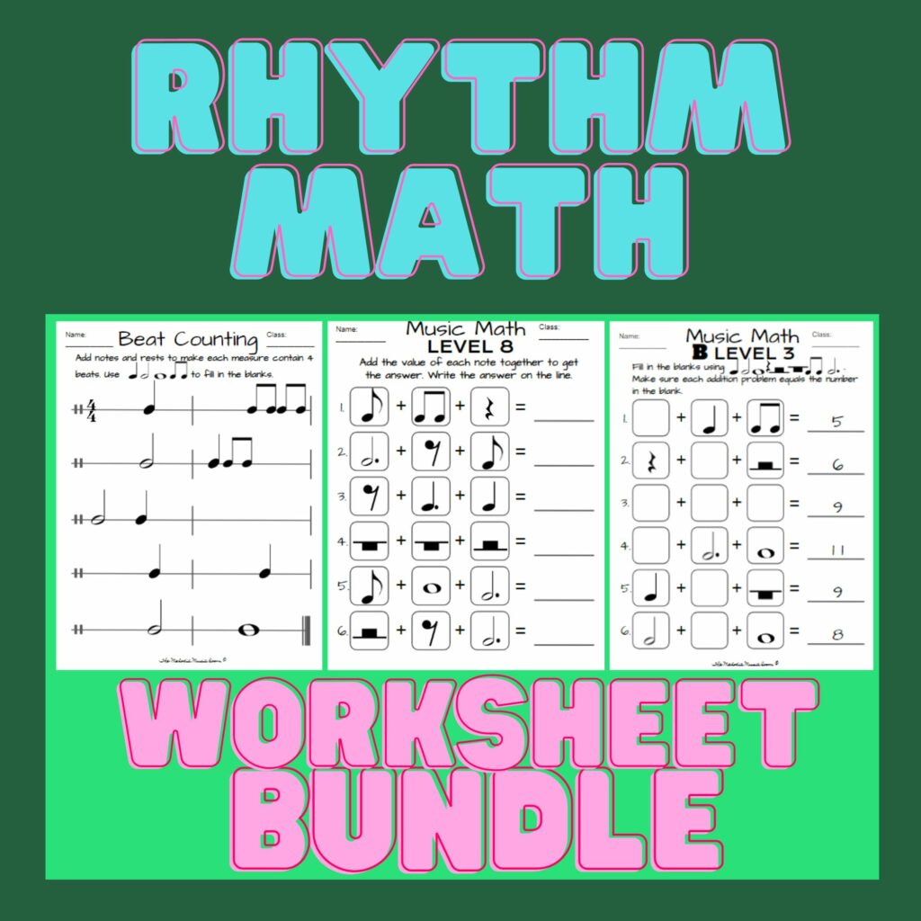 Rhythm Math Bundle Made By Teachers