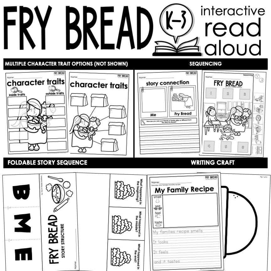 Fry Bread Interactive Read Aloud Activities A Native American Family