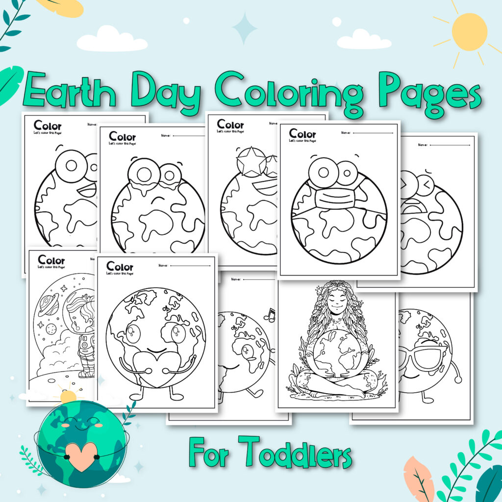 Earth Day Coloring Pages For Toddlers | Made By Teachers